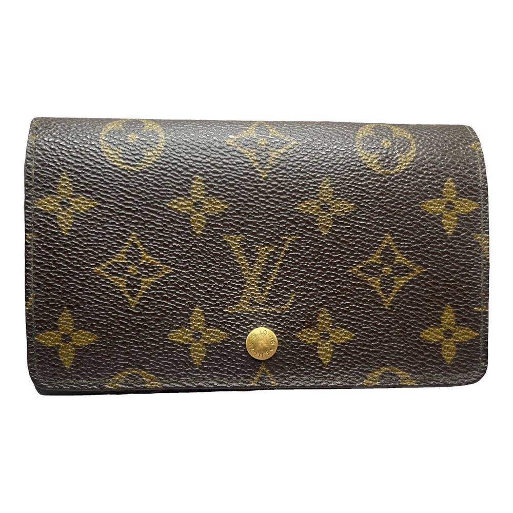 LOUIS VUITTON Vintage Porte-Monnaie Tresor Wallet Monogram VTG - Picture 1 of 14